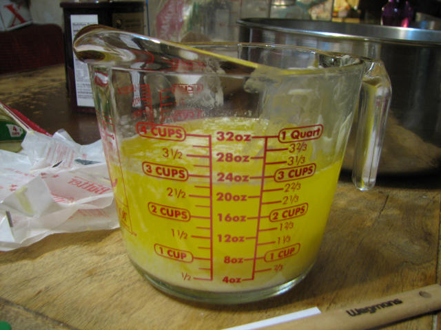melted butter