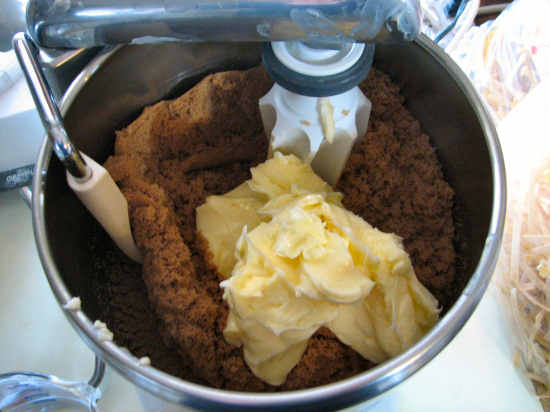 butter and sugar